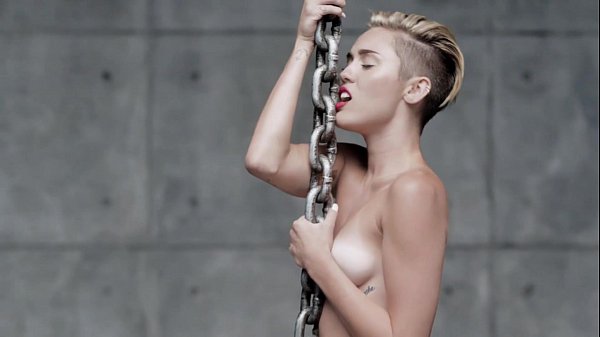 Miley Cyrus behind the scenes records an orgy